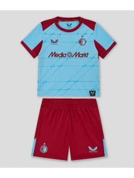 Billige Feyenoord Tredjedraktsett Barn 2025-26 Kortermet (+ Korte bukser)